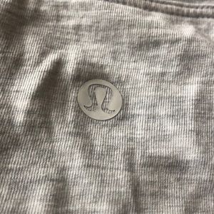 Grey cotton lululemon tee